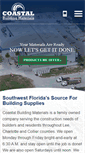 Mobile Screenshot of coastalbuildingmaterials.com